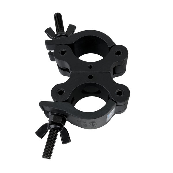 Showtec Swivel Coupler 500kg, Schwarz, für 50-mm-Rohr