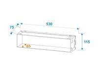 Roadinger Rack Profi 2U 25cm