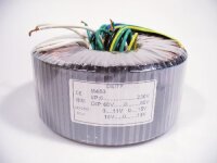 Ringkerntrafo Sec.: 60-0-60V/11V/15V/15-0-15V Pri.: 230V...