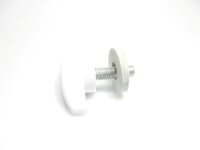 Wing screw M6x18 white