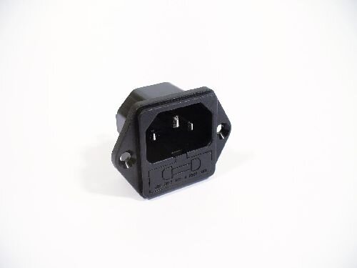 FUTURELIGHT Built-in plug (IEC) with fused holder 10A voiced