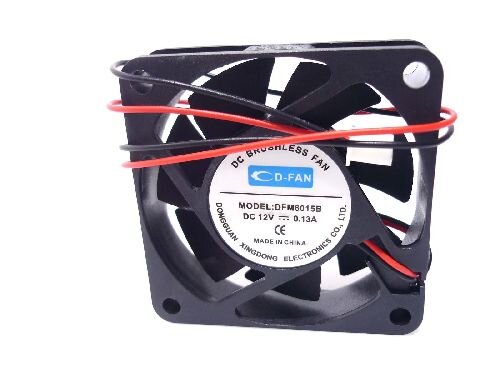 Fan 12V/0,13A 60x60x15 (DFM6015B)