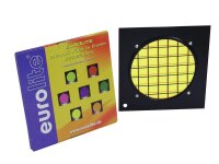 Eurolite Yellow Dichroic Filter black Frame PAR-56