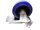 Castor 100mm blue(with brake) Base 64x91mm