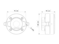 Lavoce DF10.101L 1" Compression Driver Ferrite Magnet