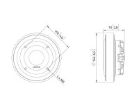 Lavoce DF20.30T 2" Compression Driver Ferrite Magnet