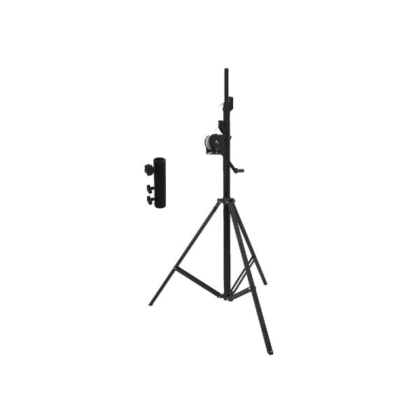 Eurolite Set STT-400/85 Winch stand TÜV/GS black + STV-3529 Adap