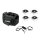 Eurolite Set 4x AKKU Flat Light 1 chrome + Soft-Bag + Charger