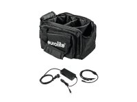 Eurolite Set SB-14 Soft-Bag + Charger 4x AKKU Flat Light 1