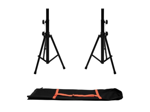 Omnitronic Set 2x BS-1 EU Loudspeaker Stand + Carrying bag