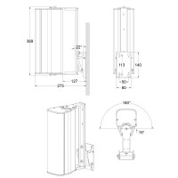 Audiophony iLINE43supw Wandhalterung