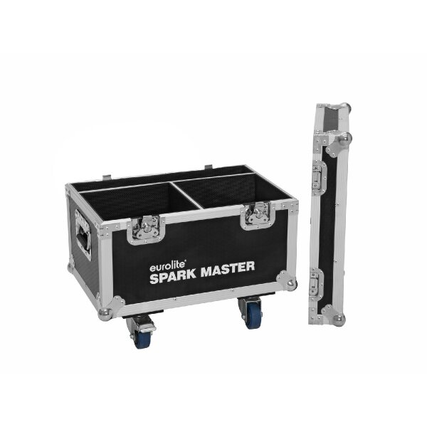 Roadinger Flightcase 2x Spark Master mit Rollen