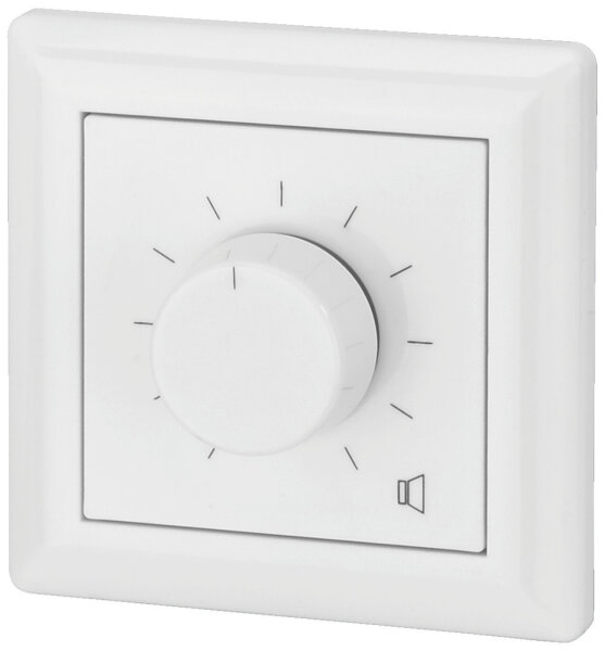 Monacor ATT-506PEU, ELA-Einbau-Lautstärkesteller mit 24-V-Pflichtempfangsrelais, 6 W