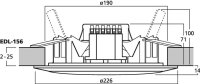 Monacor EDL-156, Wetterfester ELA-Deckenlautsprecher