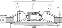 Monacor EDL-606, ELA-Deckenlautsprecher