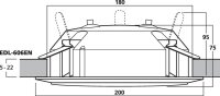 Monacor EDL-606EN, ELA-Deckenlautsprecher