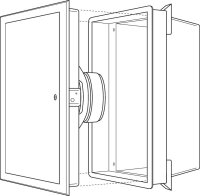 Monacor SPE-8U, Hi-Fi-Wand- und Deckenlautsprecher zur Unterputzmontage, 8 Ohm