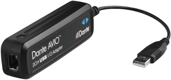 Audinate ADP-USB-2X2, Dante®-AVIO-USB-Adapter