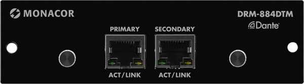 Monacor DRM-884DTM, Dante®-Modul