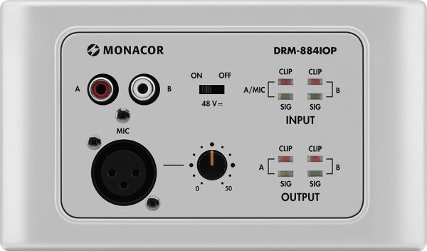 Monacor DRM-884IOP, Wandmodul I/O