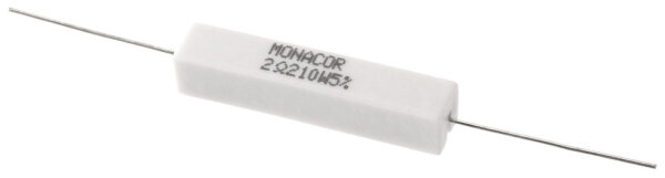 Monacor LSR-22/10, Hochlast-Zementwiderstand, 2,2 Ohm, 10 Watt