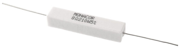 Monacor LSR-82/10, Hochlast-Zementwiderstand, 8,2 Ohm, 10 Watt