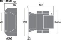 Monacor RBT-35SR,...