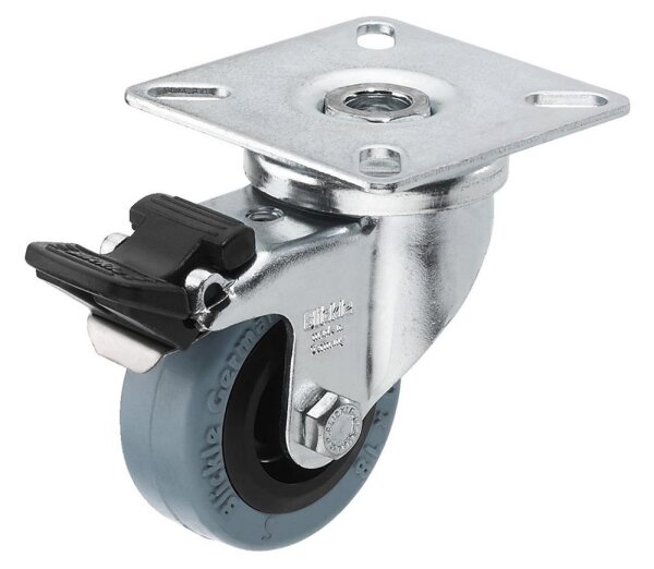 Blickle GCB-50B, Lenkrolle Ø 50 mm mit Bremse