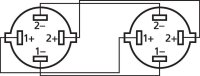 Monacor MSC-205/SW, Lautsprecherkabel, 5 m, 4-Pol-NEUTRIK-SPEAKON-Stecker