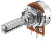 Monacor VRA-100M10, Mono-Potentiometer, 10 kOhm, log.