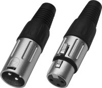 Monacor XLR-803/J, XLR-Kupplung, 3-polig