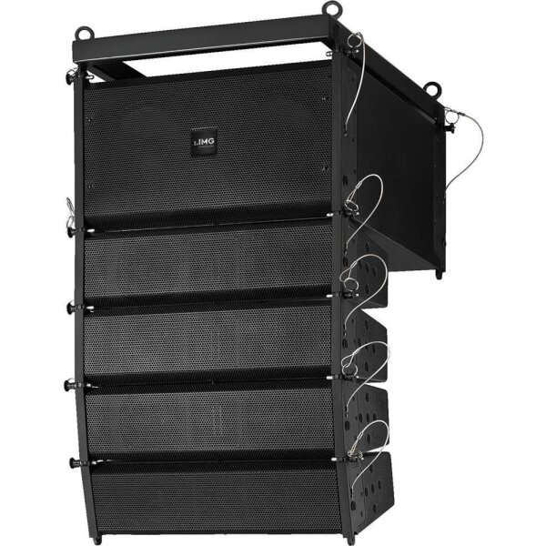 IMG Stageline L-RAY/1000, Profi-PA-Lautsprecher-Array (DSP-softwaregesteuert), aktiv, 1000 W