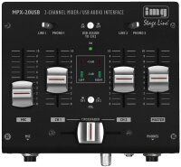 IMG Stageline MPX-20USB, 3-Kanal-Stereo-DJ-Mischpult