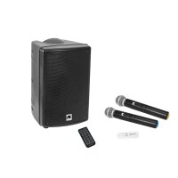 Omnitronic Set WAMS-08BT MK2 wireless PA system + UWM-2HH...