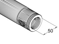 Alutruss Singlelock SP-S2500 Quick-Lock Pipe black