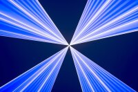 Laserworld Cube 3, 3000mW Laser, akkubetrieben, Bluetooth-APP, DMX, Stand-Alone (Musik), ILDA