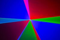 Laserworld Cube 3, 3000mW Laser, akkubetrieben, Bluetooth-APP, DMX, Stand-Alone (Musik), ILDA