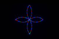 Laserworld Cube 3, 3000mW Laser, akkubetrieben, Bluetooth-APP, DMX, Stand-Alone (Musik), ILDA