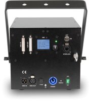 Laserworld Cube 7, 7000mW Laser, akkubetrieben, Bluetooth-APP, DMX, Stand-Alone (Musik), ILDA