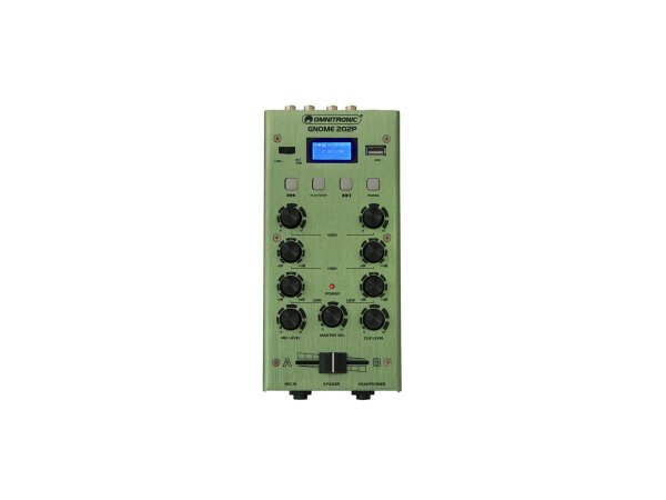 Omnitronic GNOME-202P Mini Mixer green