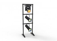 Admiral Freedom Floor Rack Set, schwarz, 200x60cm, RIPFKLS87