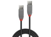 Lindy 36690 USB-Kabel, 0.2m, Anthra Line, USB A 2.0, USB...