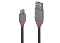 Lindy 36731 USB-Kabel, 0.5m, Anthra Line, USB A 2.0, USB...