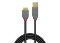 Lindy 36767 USB-Kabel, 2.0m, Anthra Line, USB A 3.0, USB...