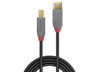 Lindy 36741 USB-Kabel, 1.0m, Anthra Line, USB A 3.0, USB...