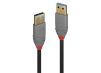 Lindy 36752 USB-Kabel, 2.0m, Anthra Line, USB A 3.0, USB...