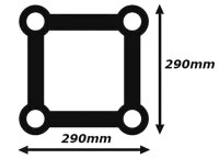 Sweettruss KV4H/290B-020 Traverse, 0.20m, SCHWARZ,HEAVY DUTY