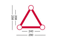 Sweettruss KV3/290-C45 Winkel links 90°