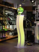 Eurolite 2x Stage Stand 150cm curved incl. Cover and Bag