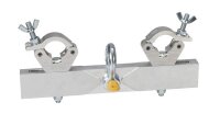 Litecraft Truss Gizmo silber, SWL (DGUV-V17):750kg, inkl. 2 DOUGHTY Slimline, Half Coupler silber